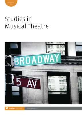 Studies in Musical Theatre 18.1 is out now!